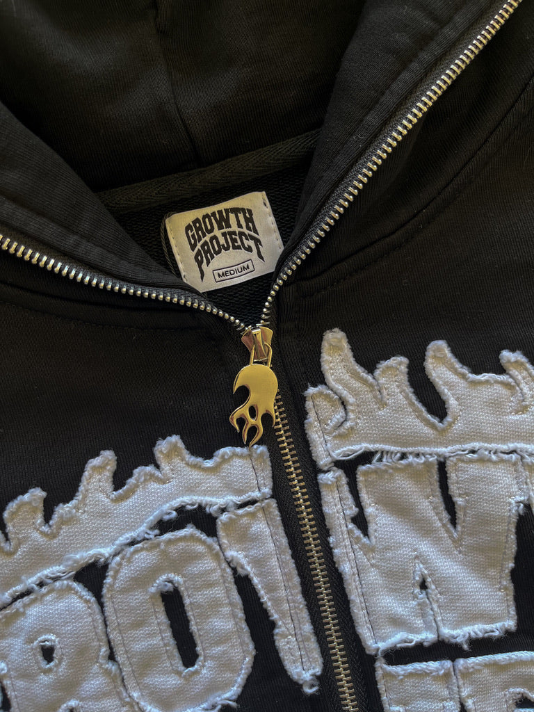 GROWTH FULLZIP (BLACK)