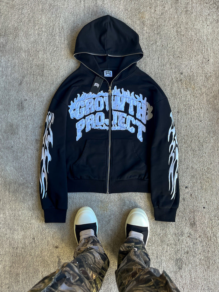 GROWTH FULLZIP (BLACK)