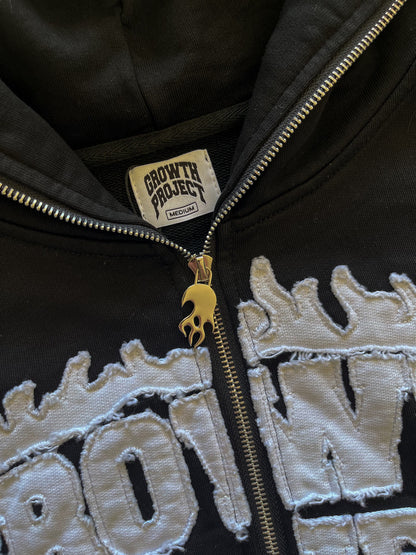 GROWTH FULLZIP (BLACK)
